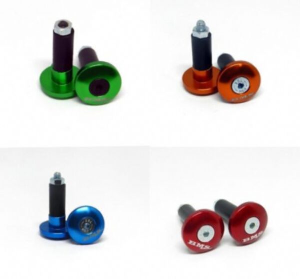 BAR ENDS - TAMPA DE GUIDÃO BMS  LARANJA / AZUL / VERMELHO / POLIDO ( 000084 ) ( 000085 ) ( 000086 ) ( 000567 ) - Imagem 2