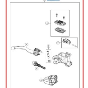 CILINDRO DE FREIO DIANTEIRO SUPERIOR GASGAS EC250-300-250F-350F 2021 (A54013001044)