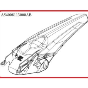 PARA-LAMA TRASEIRO BRANCA GASGAS EC250-300-250F-350F EX300-250F-350F-450F 2021