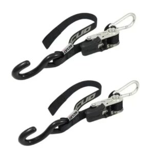 ESTICADOR 25MM COM PRESILHA MOSQUETÃO SCUD PAR PRETO ( 000466 )