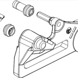 CALIPER TRASEIRO GASGAS BRACK TECH ( A54013075000 )