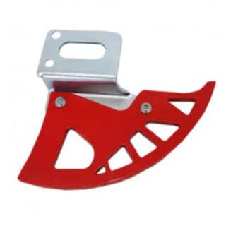 PROTETOR DE DISCO TRASEIRO AMX VERMELHO ( 001162 )