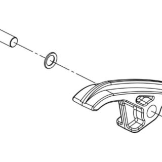 GUIA DE CORRENTE PROXIMO AO PINHAO COM PARAFUSOS GASGAS ( 77303053110 )