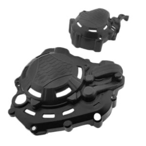 TAMPAS LATERAIS MOTOR PRETO KTM 450 CROSS  ( 002016 )