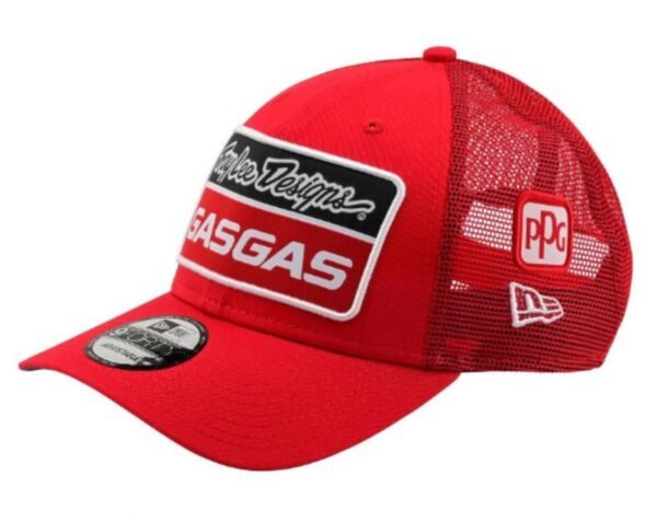 BONÉ OFICIAL CURVADO GASGAS VERMELHO TROY LEE ( 3GG220051800 )