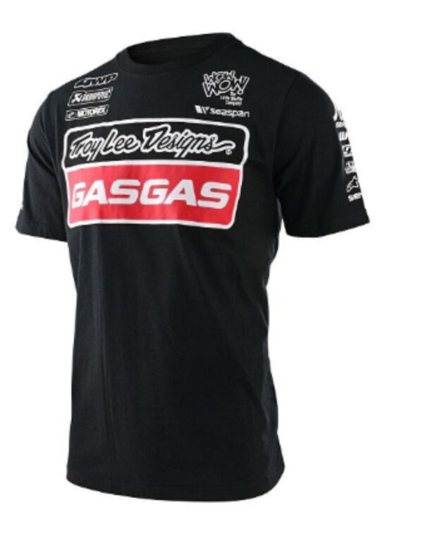 CAMISETA GASGAS TROY LEE CASUAL PRETA, TAMANHO: G ( 3GG220050904 )