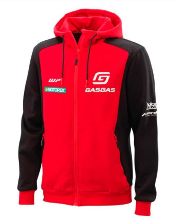 MOLETOM COM ZÍPER RÉPLICA DA EQUIPE OFICIAL GASGAS, TAMANHO: G ( 3GG210078304 )