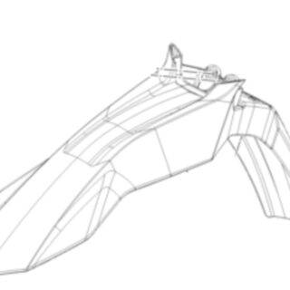 PARA-LAMA DIANTEIRO VERMELHO GASGAS MC125/150/250/350F/450F EC 125/250/250F/350F/450F 2025 ( A59008010000FBC )