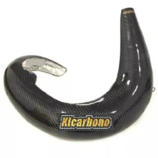 PROTETOR DE ESCAPE EM FIBRA DE CARBONO - KICARBONO - GASGAS/KTM/HUSQ 24/26  ( 002559 )