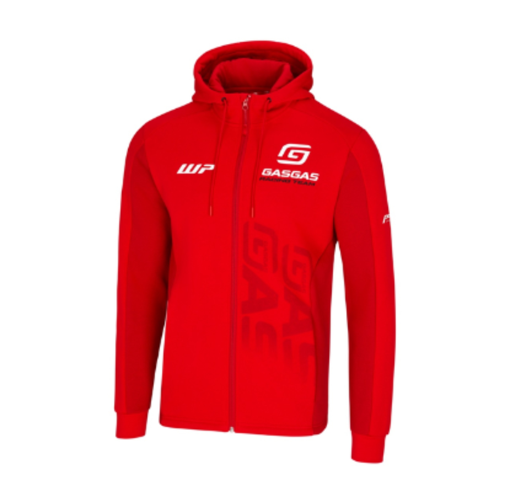 MOLETON COM CAPUZ E ZIPER OFICIAL DE EQUIPE GASGAS - PP ( 3GG250022201 )